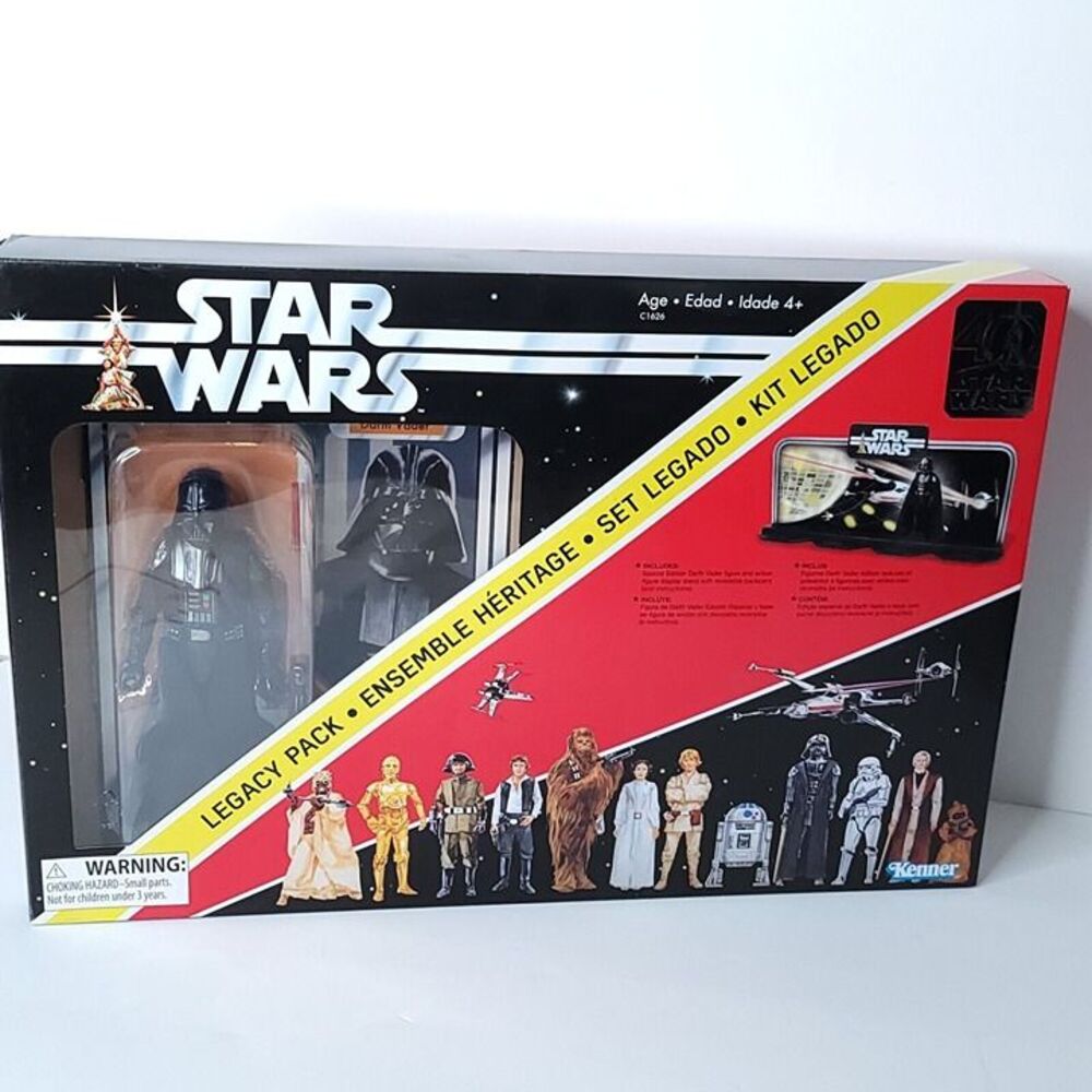 Darth Vader Legacy Pack STAR WARS 40th Anniversary Black Series 6" NEW Sealed